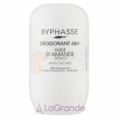 Byphasse Roll-On Deodorant 48h Sweet Almond Oil   