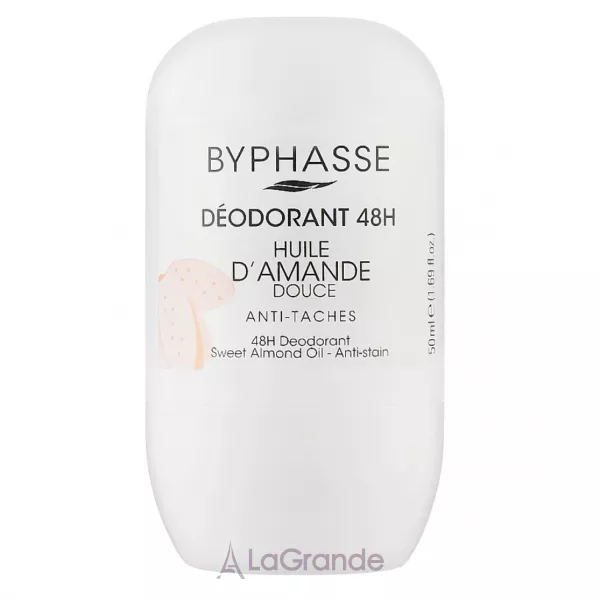 Byphasse Roll-On Deodorant 48h Sweet Almond Oil ���������� ��������� 