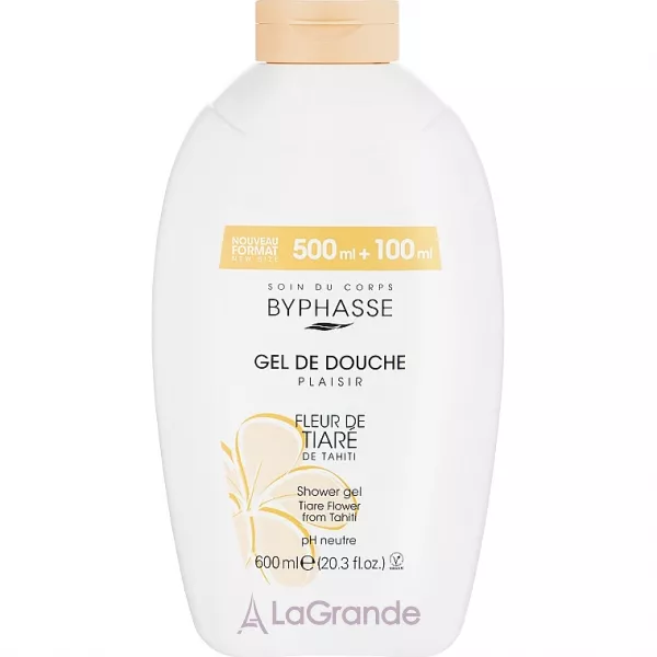 Byphasse Plaisir Shower Gel Tiare Flower ���� ��� ���� � �������� ����� ����