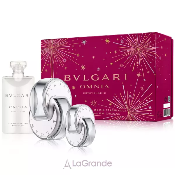 Bvlgari Omnia Crystalline ���� (�������� ���� 65 �� + �������� ���� 15 �� + ������� ��� ��� 75 ��)