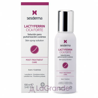 SesDerma Lactyferrin CICA Skin Spray Solution Post-Treatment Care   