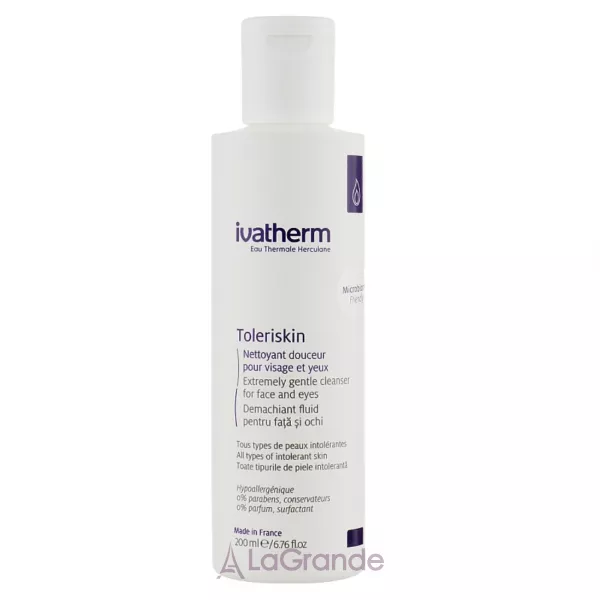 Ivatherm Toleriskin Milk Cleansing Fluid Face & Eyes �������� ��� ������� �� ����