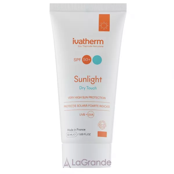Ivatherm Sunlight Dry Touch Very High Sun Protection Cream SPF50+ ������������� ����������� ���� ��� ����� ���� SPF50+