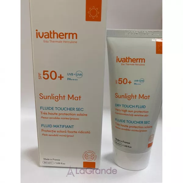 Ivatherm Sunlight Dry Touch Very High Sun Protection Cream SPF50+ ������������� ����������� ���� ��� ����� ���� SPF50+