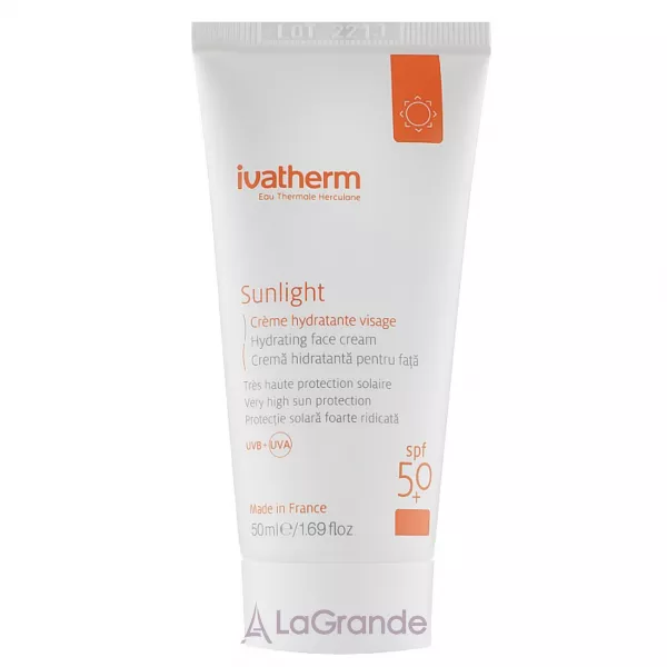 Ivatherm Sunlight Hydrating Face Cream SPF50+ ���� �������������� ����������� ��� ���� ���� SPF50+
