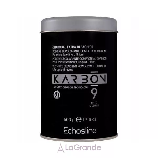Echosline Karbon 9 Charcoal Extra Bleach 9T ��������������� ������� ��� ���������� �� 9 �����