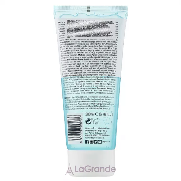 Byphasse Purifying Cleansing Gel All Skin Types ���� ��� ��������� �������� �������