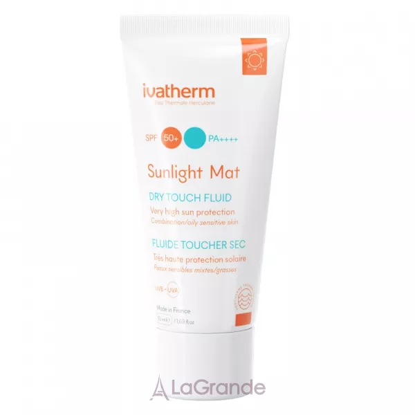 Ivatherm Sunlight Mat Dry Touch Fluid Very High Sun Protection SPF50+ ������������� ����������� ����� ��� ����� ���� SPF50+