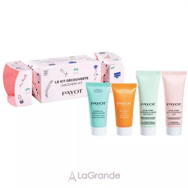 Payot Discovery Kit �������� ����� ��� ���� � ���� (b/scr/25ml + b/milk/25ml + cr/2�15ml)