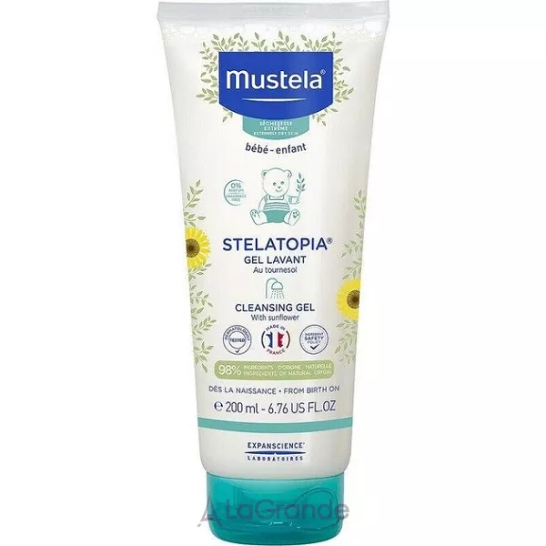 Mustela Stelatopia Cleansing Gel With Sunflower ��������� ���� ��� ���� �� ������� ����