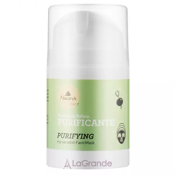 Bema Cosmetici Naturys Purifying Horseradish Farm Mask �������� ����� ��� ������� � ������ �������