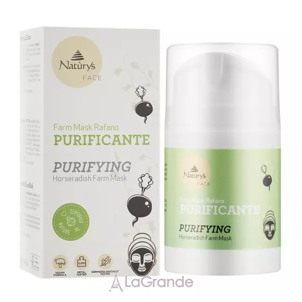 Bema Cosmetici Naturys Purifying Horseradish Farm Mask �������� ����� ��� ������� � ������ �������