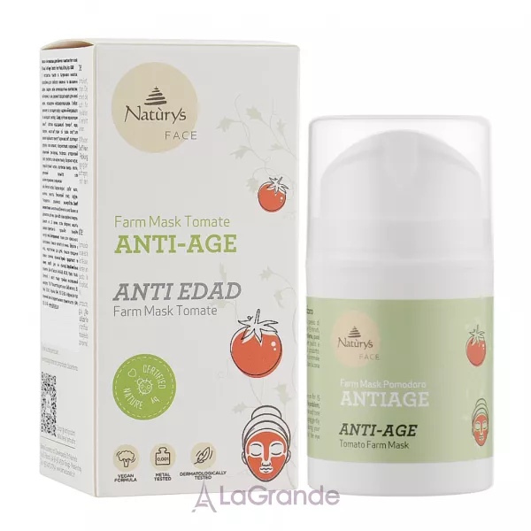 Bema Cosmetici Naturys Anti-Age Tomsto Face Mask ��������� ����� ��� ������� � ��������