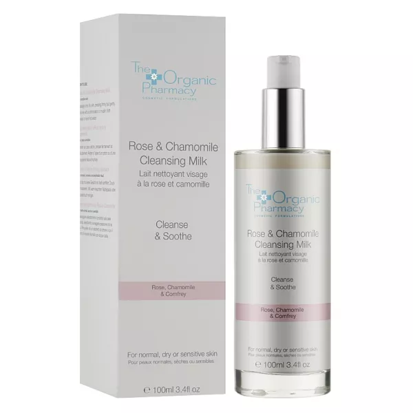 The Organic Pharmacy Rose & Chamomile Cleansing Milk �������� ������� ��� ������� ���� �������