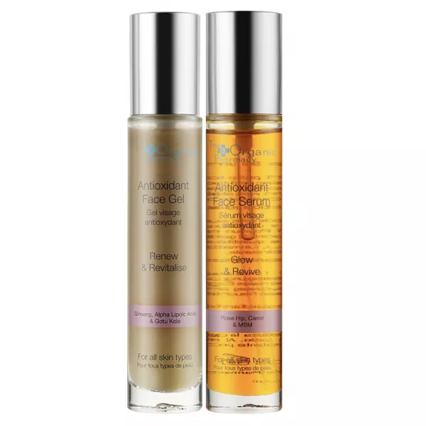 The Organic Pharmacy Antioxidant Duo ���� (f/ser/35ml + f/gel/35ml)