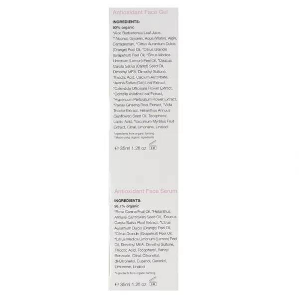 The Organic Pharmacy Antioxidant Duo ���� (f/ser/35ml + f/gel/35ml)