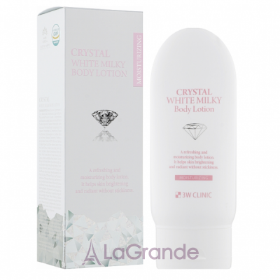 3W Clinic Crystal White Milky Body Lotion    