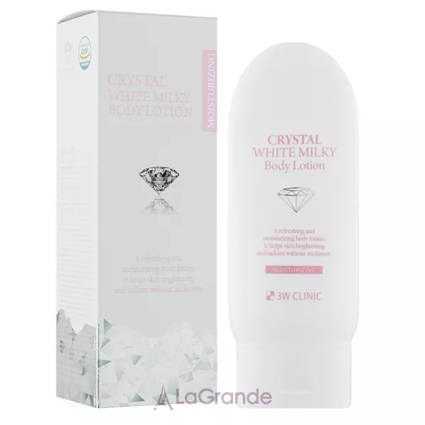 3W Clinic Crystal White Milky Body Lotion ������� ��� ��� 