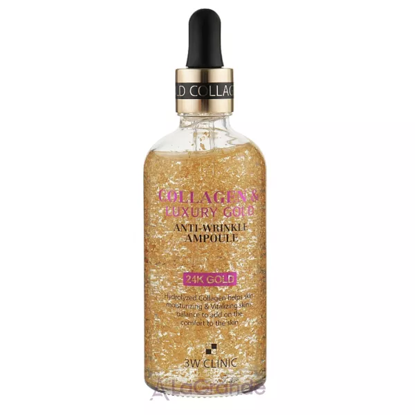 3W Clinic Collagen & Luxury Gold Anti-Wrinkle Ampoule ��������� ��������� ��� ������� �� ������� �� ���������