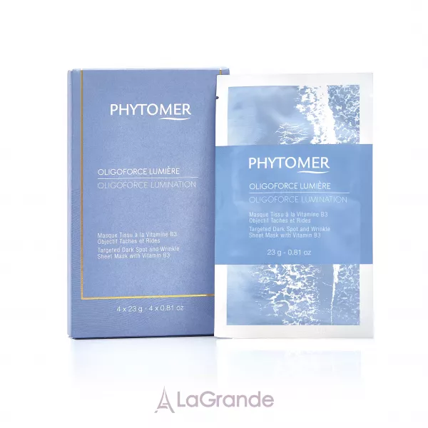 Phytomer Oligoforce Lumination Targeted Dark Spot and Wrinkle Sheet Mask �����������������, ����������� �������� ����� ������ ������ � ������ �����