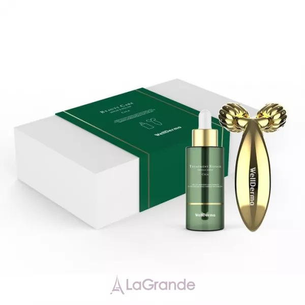 WellDerma Cica Treatment Repair Ampoule Serum & Roller Set ���� ��������� � �������� � ��� ������ �������