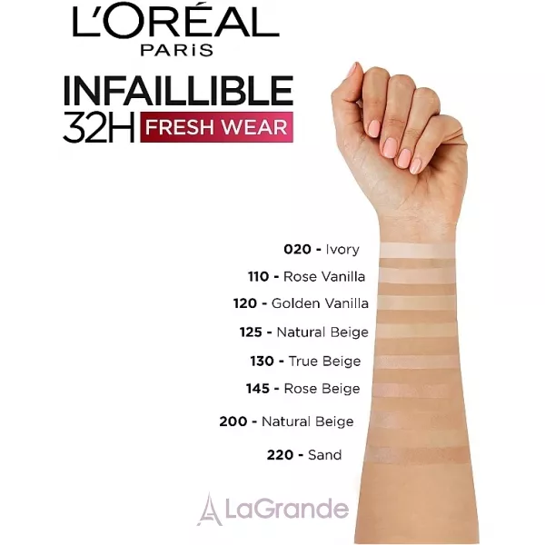 L'Oreal Paris Infaillible 32h Fresh Wear Foundation ��������� ����