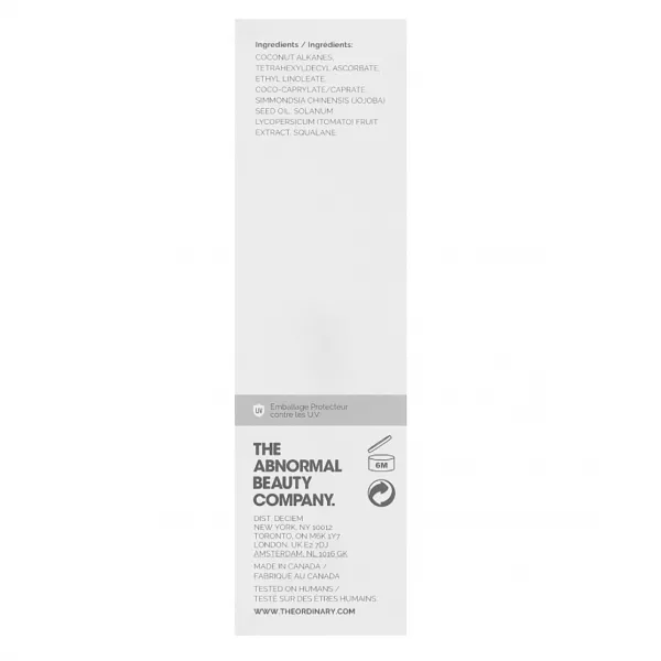 The Ordinary Ascorbyl Tetraisopalmitate Solution 20% ��������� ��� ���� � ��������� F