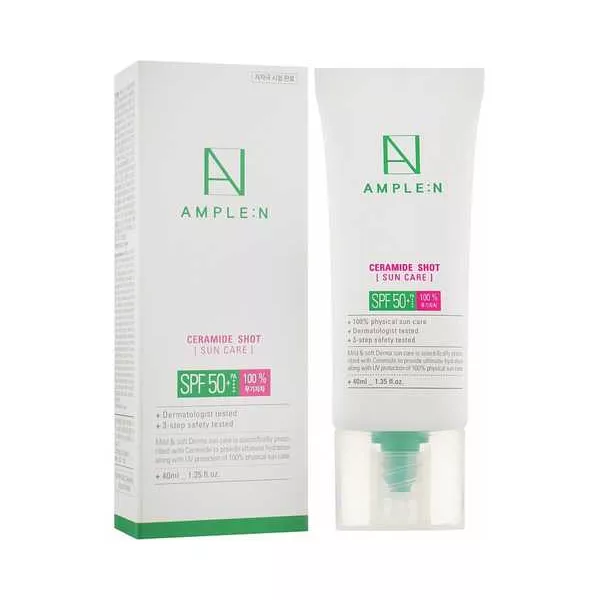 Ample:N Ceramide Shot Sun Care SPF 50+/PA++++ �������������� ���� � ����������