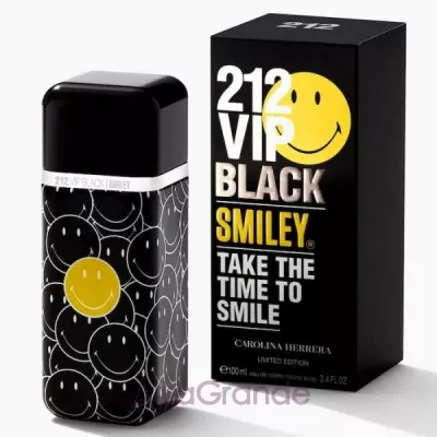 Carolina Herrera 212 VIP Black Smiley  