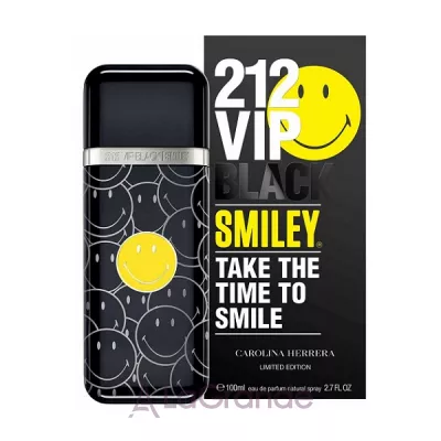 Carolina Herrera 212 VIP Black Smiley  