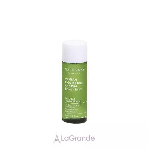 Mary & May Vegan Cica Tea Tree AHA PHA Toner ����� � ��������� ��������� � ������ ������� ( ���� )