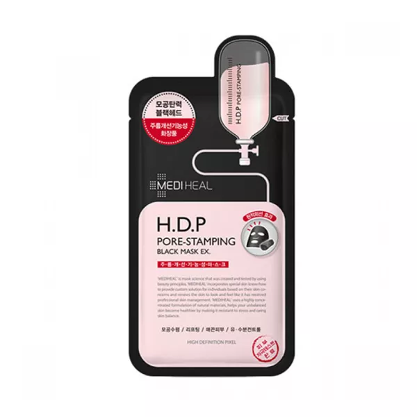 Mediheal H.D.P. Pore-Stamping Black Mask EX �������� ����� � ���������� ������� � ��������� ���������