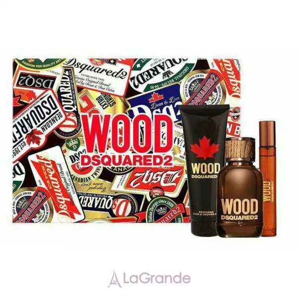 DSquared2 Wood Pour Homme ����� (��������� ���� 100 �� + ��������� ���� 10 �� + ���� ��� ���� 150 ��)