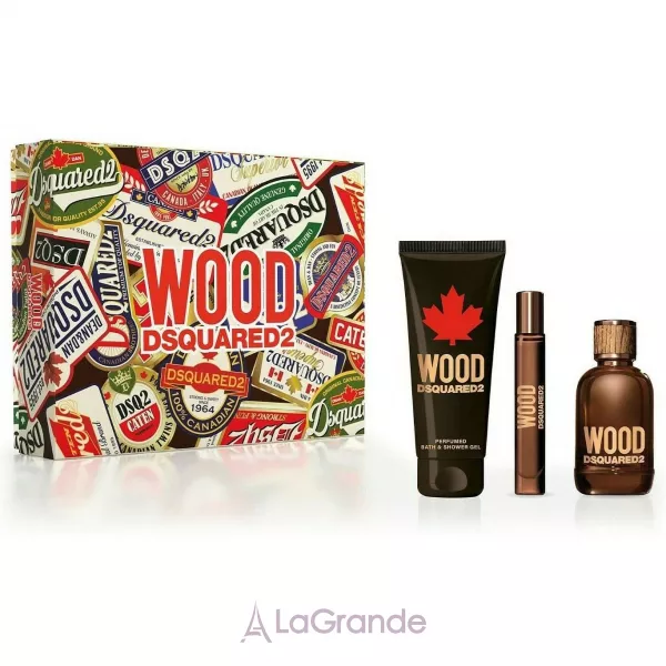 DSquared2 Wood Pour Homme ����� (��������� ���� 100 �� + ��������� ���� 10 �� + ���� ��� ���� 150 ��)