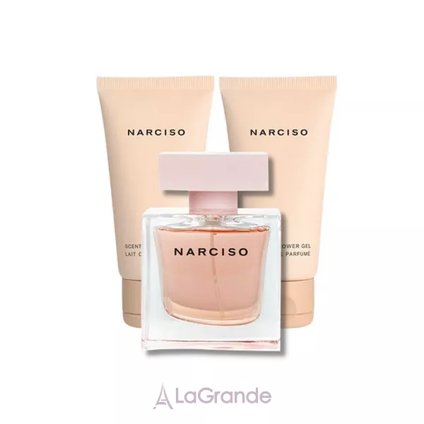 Narciso Rodriguez  Narciso Eau de Parfum Cristal ����� (��������������� ���� 50 �� + ������ ��� ���� 50 �� + ���� ��� ���� 50 ��)
