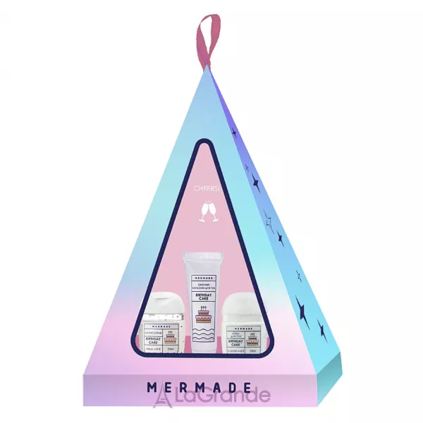 Mermade Birthday Cake ������������ ���� (h/antiseptic/29ml + lips/balm/10ml + h/cr/29ml)
