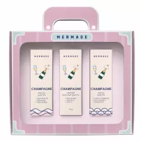 Mermade Champagne ����� "����������������� �������� ��� ���, � �������" (lip/scr/10g + lip/mask/10g + lip/balm/10ml)