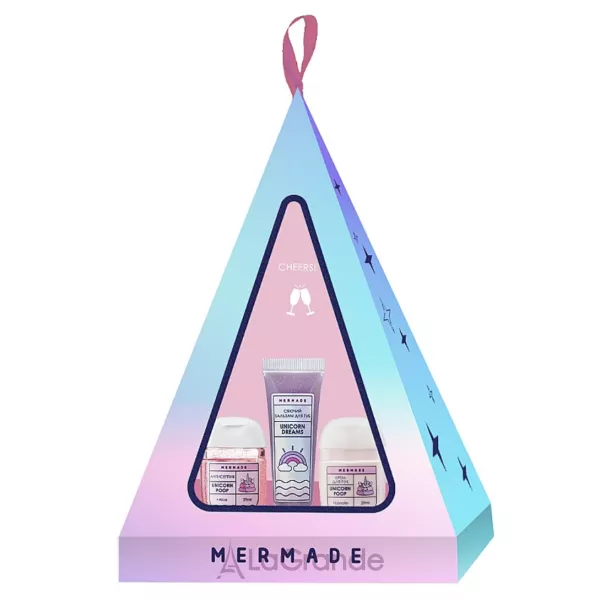 Mermade Unicorn Poop ������������ ���� (h/antiseptic/29ml + lips/balm/10ml + h/cr/29ml)