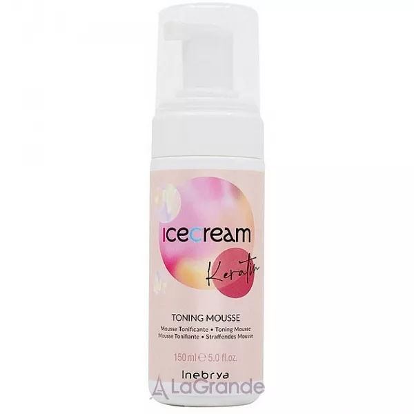 Inebrya Ice Cream Keratin Toning Mousse ��� � ��������������� 䳺�