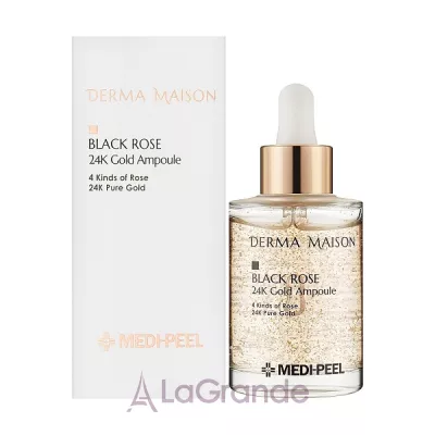 Medi-Peel Derma Maison Black Rose 24K Gold Ampoule          