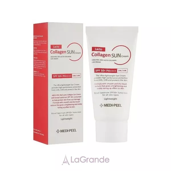 Medi-Peel Red Lacto Collagen Sun Cream SPF50+ PA++++ ������������� ���� �� ��������� SPF50