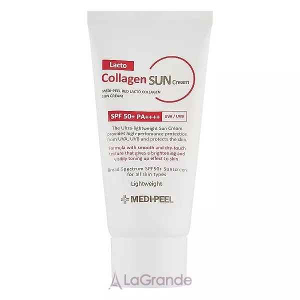 Medi-Peel Red Lacto Collagen Sun Cream SPF50+ PA++++ ������������� ���� �� ��������� SPF50