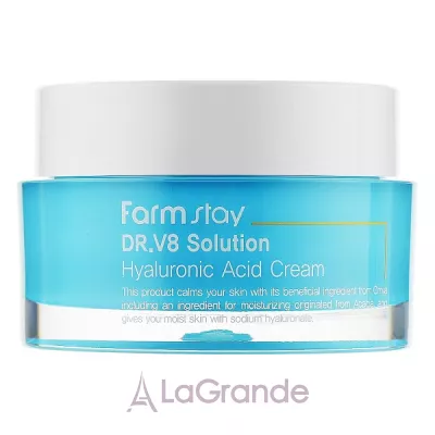 FarmStay DR.V8 Solution Hyaluronic Acid Cream           䳺