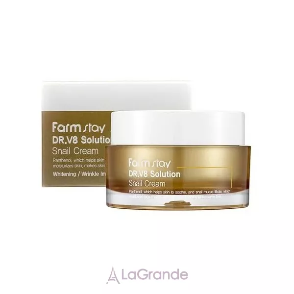 FarmStay DR.V8 Solution Snail Cream �������������� ���� � ��������� �������