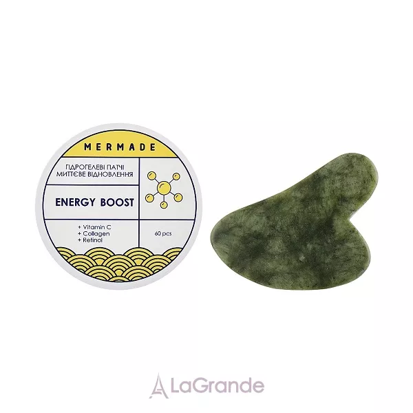 Mermade Energy Boost ���� ( ³����������� ����� �� ��� Energy Boost Patch 60 ��. + ���������� ������� Mermade Gua Sha )
