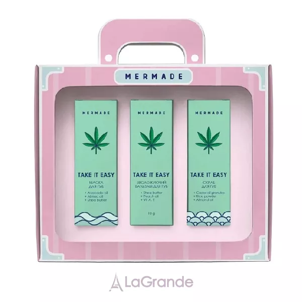 Mermade Lip Care Set Take it easy ���� ( �������������� ������� ��� ��� Take It Easy 10 �� + ����� ��� ��� Take It Easy 10 � + ����� ��� ��� + Take It Easy 10 �)