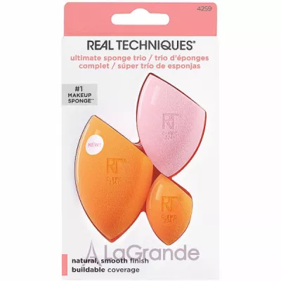 Real Techniques Ultimate Makeup Sponge Blending and Setting Trio    