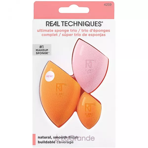 Real Techniques Ultimate Makeup Sponge Blending and Setting Trio ����� ������� ��� �������