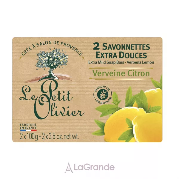 Le Petit Olivier Extra Mild Soap Verbena Lemon ���� ������������, � ���������� ������� � ������