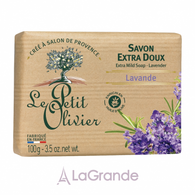 Le Petit Olivier Extra Mild Soap Lavender  ,   
